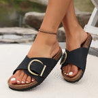 Comfortable Orthopaedic Sandals for Women - All-Day Cushioned Support & Stylish Design Black