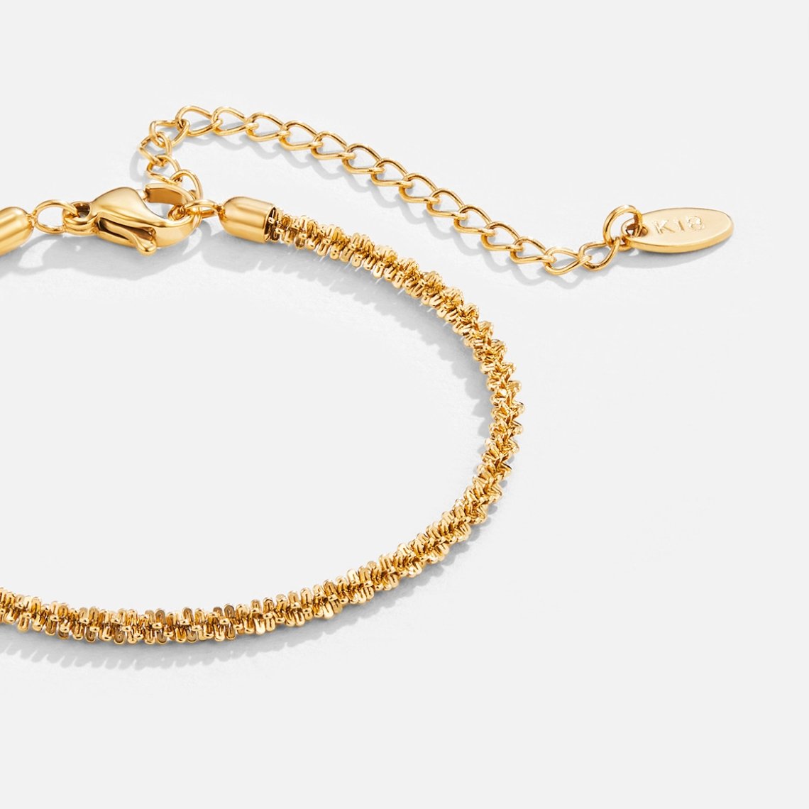 Gold Chain Bracelet - Adjustable, Waterproof, Hypoallergenic, Elegant Gift Packaging