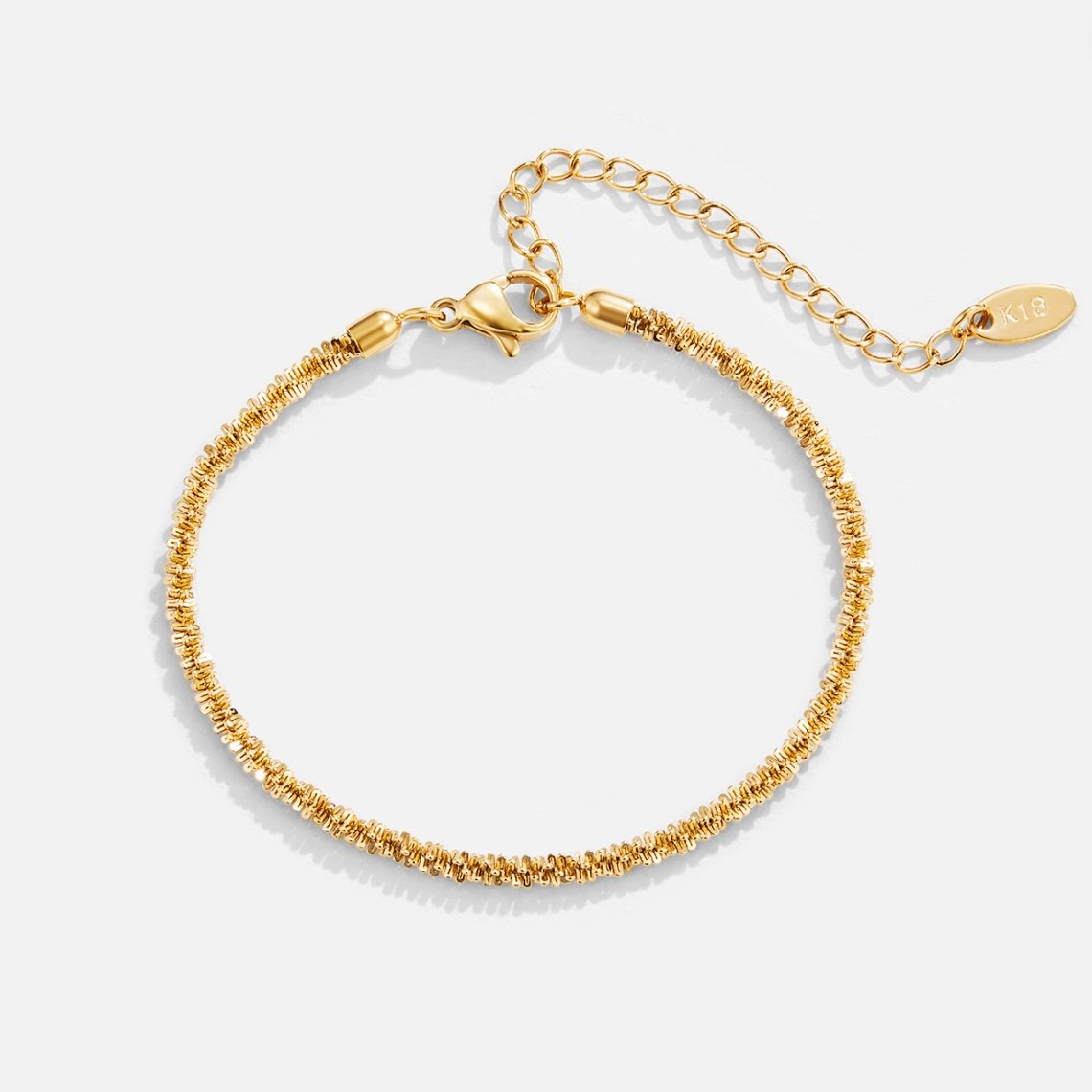 Gold Chain Bracelet - Adjustable, Waterproof, Hypoallergenic, Elegant Gift Packaging