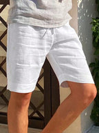 Men's Breathable Linen Summer Shorts - Lightweight & Stylish Comfort