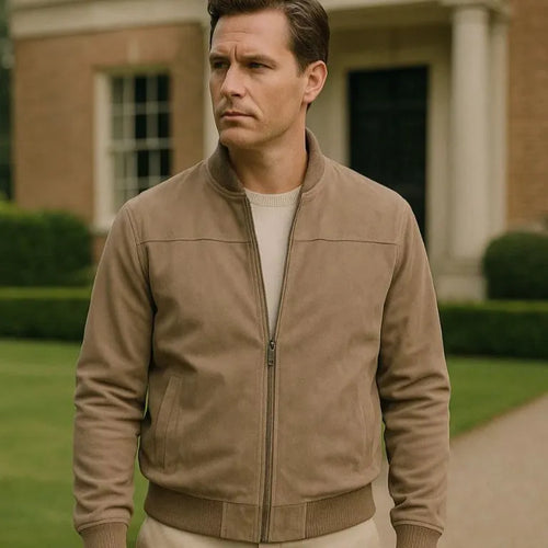 Men's Bomber Jacket - Lightweight Casual Outerwear for summer