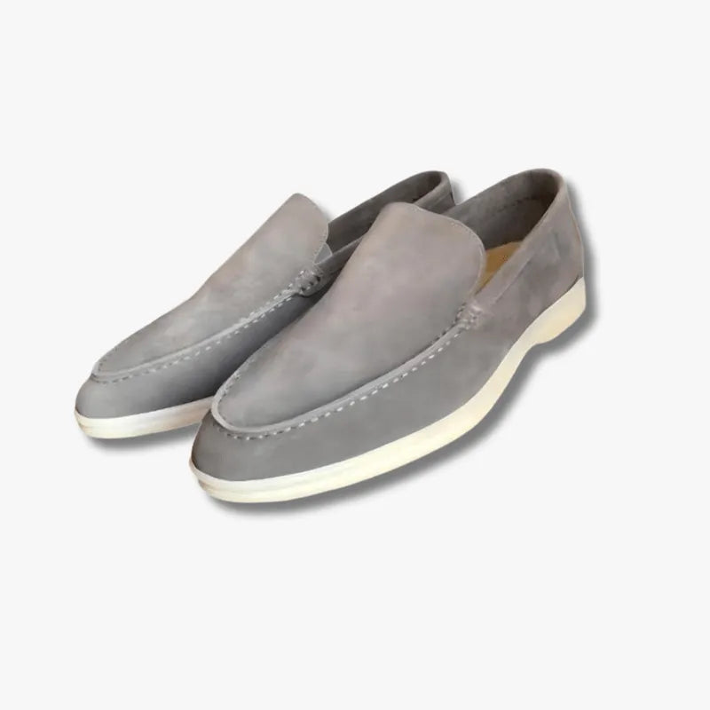 Men's Classic Comfortable Loafers - Stylish Everyday Footwear Grey