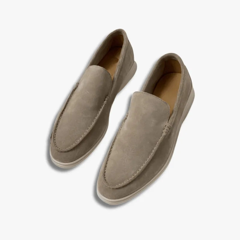 Men's Classic Comfortable Loafers - Stylish Everyday Footwear Beige