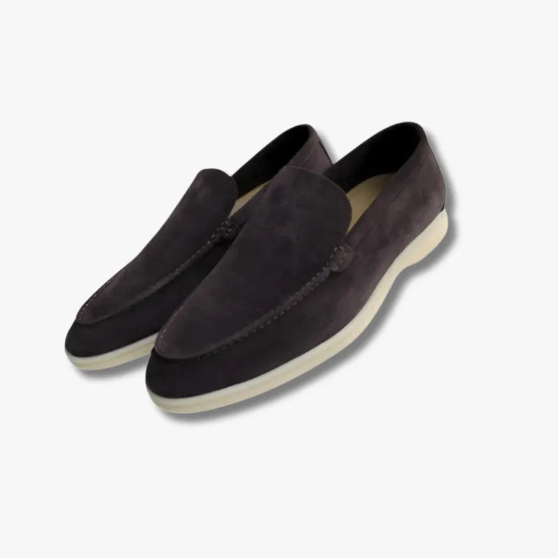 Men's Classic Comfortable Loafers - Stylish Everyday Footwear Dark Brown