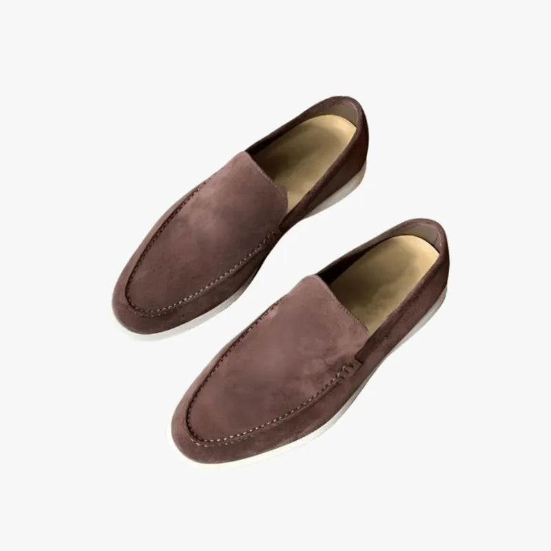 Men's Classic Comfortable Loafers - Stylish Everyday Footwear Brown