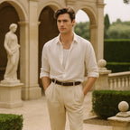Men’s Cotton Linen Casual Shirt | Breathable, Lightweight, Stylish Summer Top for Everyday Wear