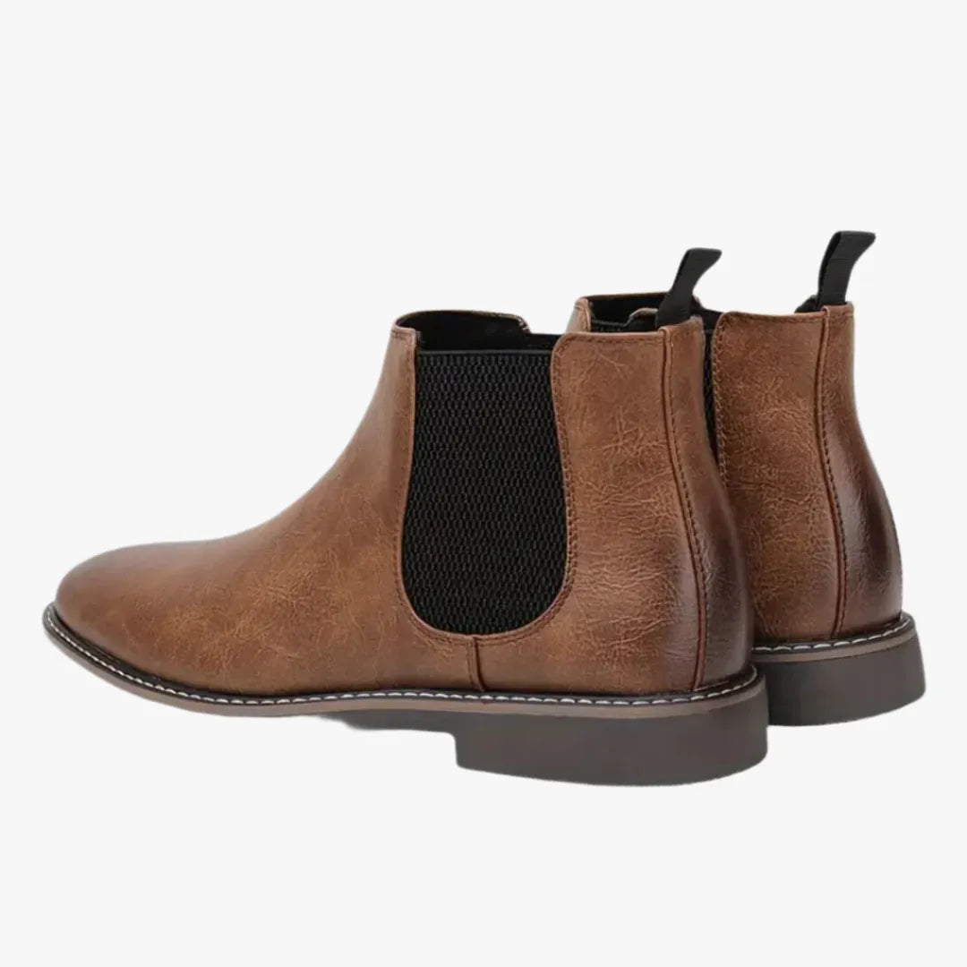 Men's Leather Chelsea Boots - Stylish, Durable, Classic Design