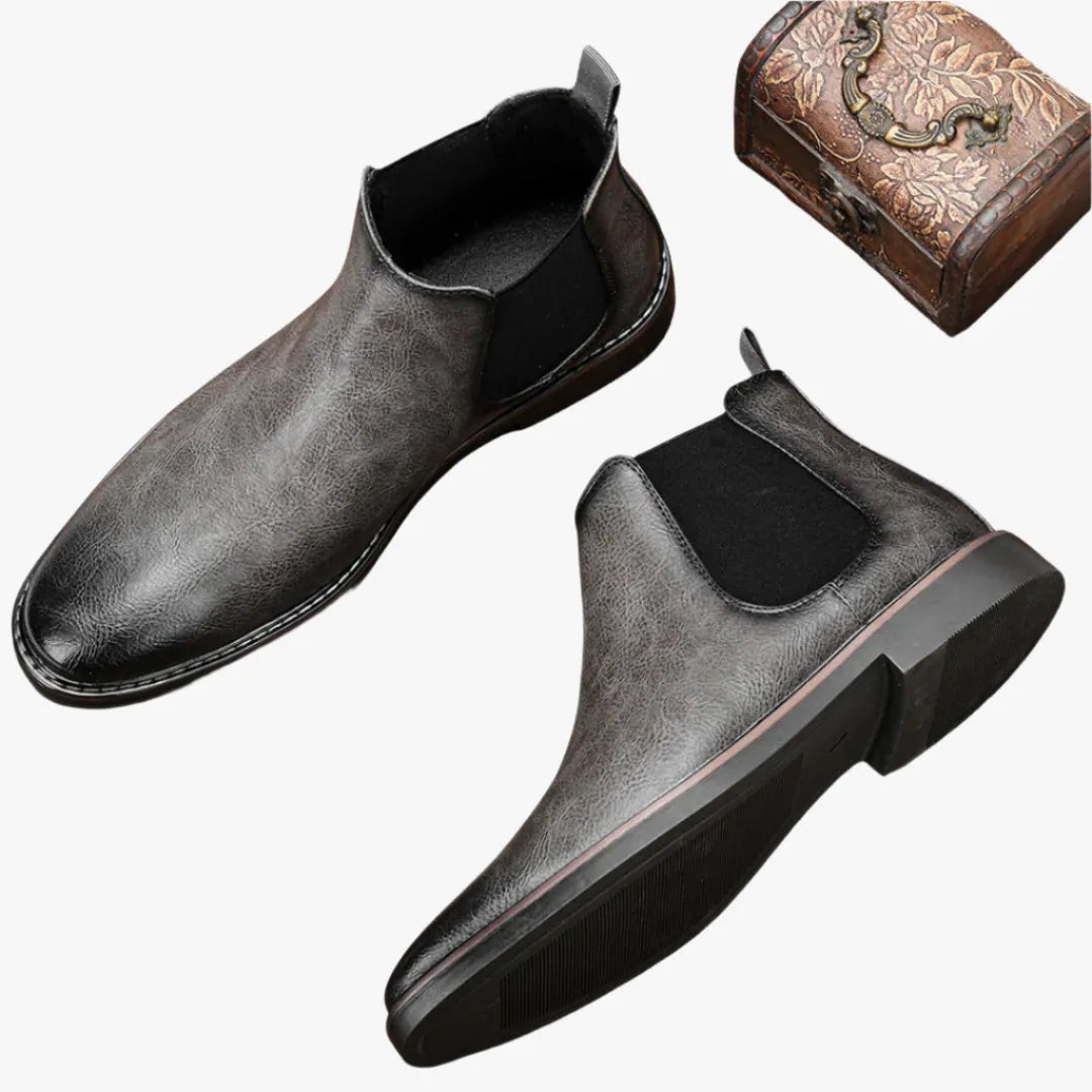 Men's Leather Chelsea Boots - Stylish, Durable, Classic Design