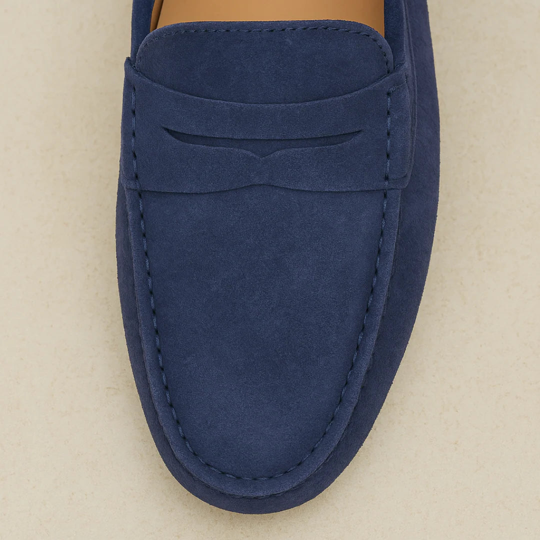 Men's Lightweight Italian-Style Suede Dress Loafers - Stylish Comfort