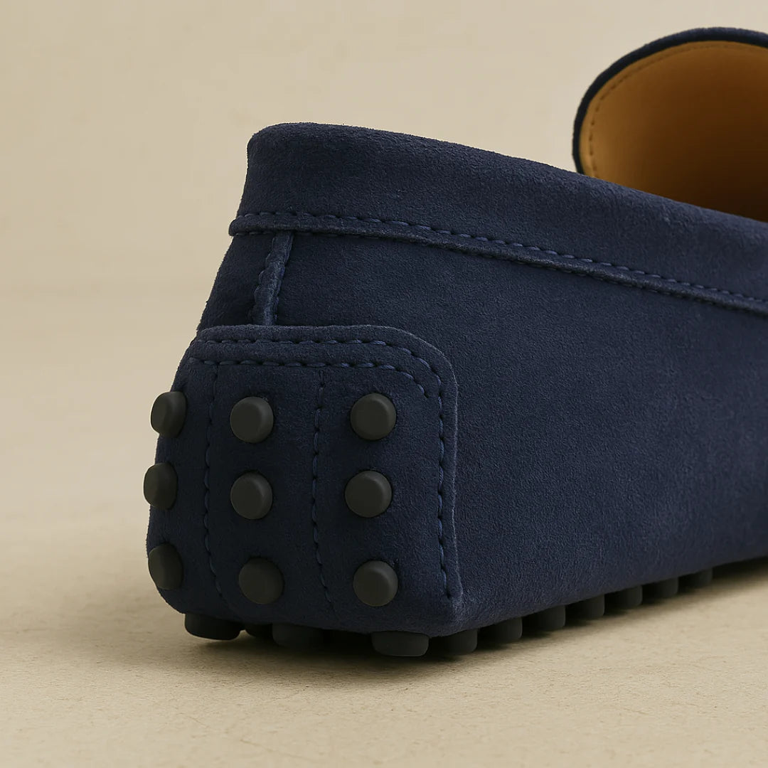 Men's Lightweight Italian-Style Suede Dress Loafers - Stylish Comfort