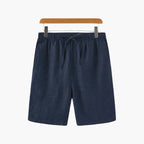 Men’s Lightweight Linen Shorts – Breathable Summer Essentials for Casual Comfort Navy