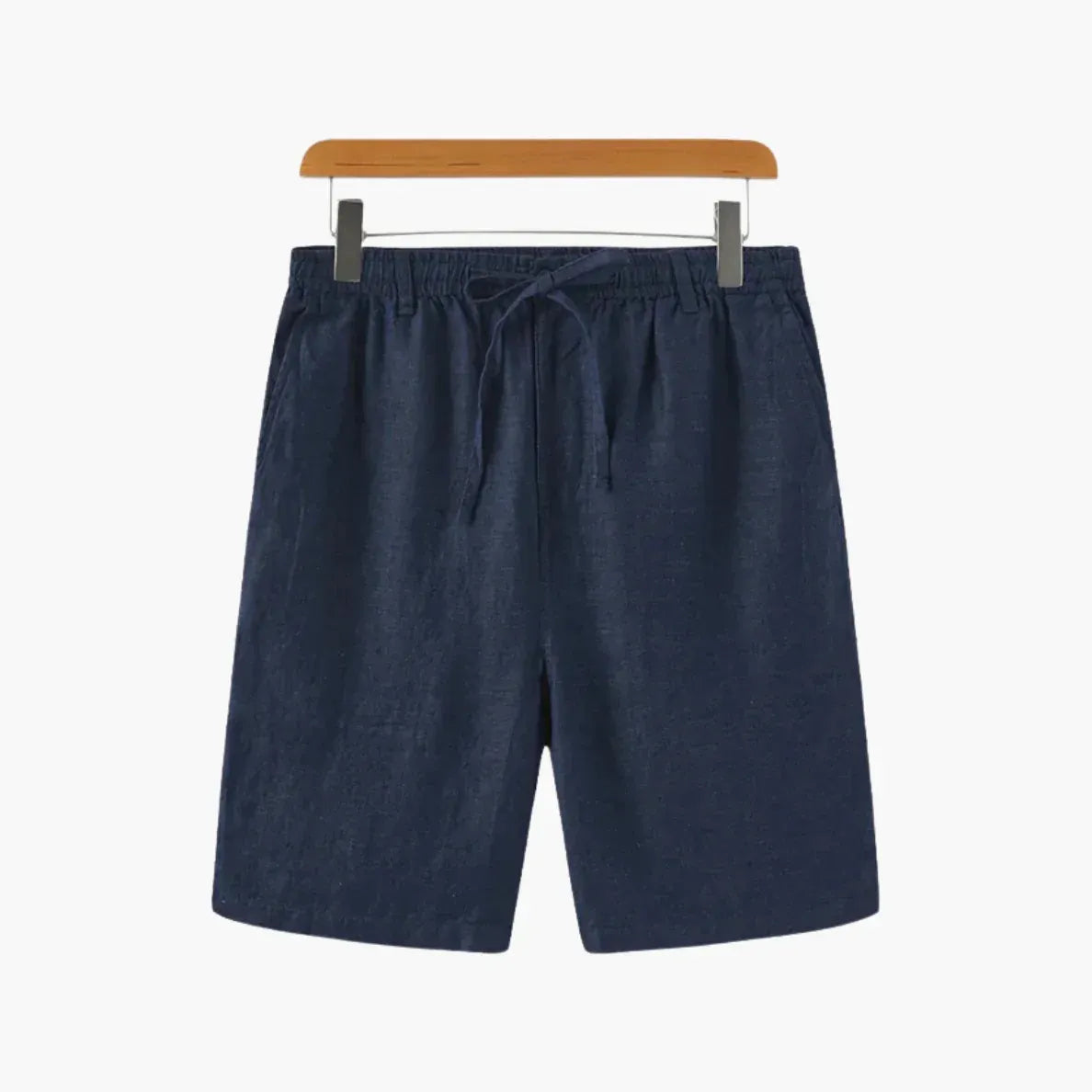 Men’s Lightweight Linen Shorts – Breathable Summer Essentials for Casual Comfort Navy