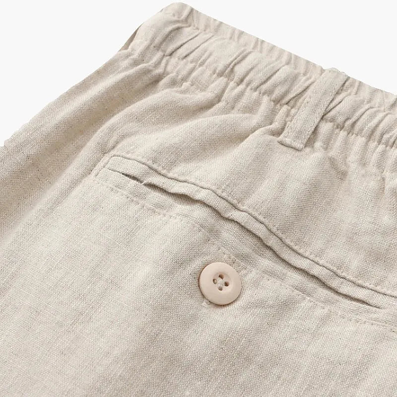 Men’s Lightweight Linen Shorts – Breathable Summer Essentials for Casual Comfort