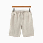 Men’s Lightweight Linen Shorts – Breathable Summer Essentials for Casual Comfort Beige