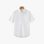 Men’s Linen Polo Shirt – Breathable, Lightweight Casual Summer Top White
