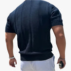 Men’s Mesh Knit Polo Shirt – Breathable, Stylish Casual Collar Tee