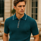 Men’s Mesh Knit Polo Shirt – Breathable, Stylish Casual Collar Tee