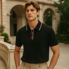 Men’s Mesh Knit Polo Shirt – Breathable, Stylish Casual Collar Tee