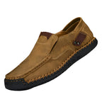 Men's Orthopaedic Slip-On Shoes with Arch Support - Comfortable & Stylish Brown
