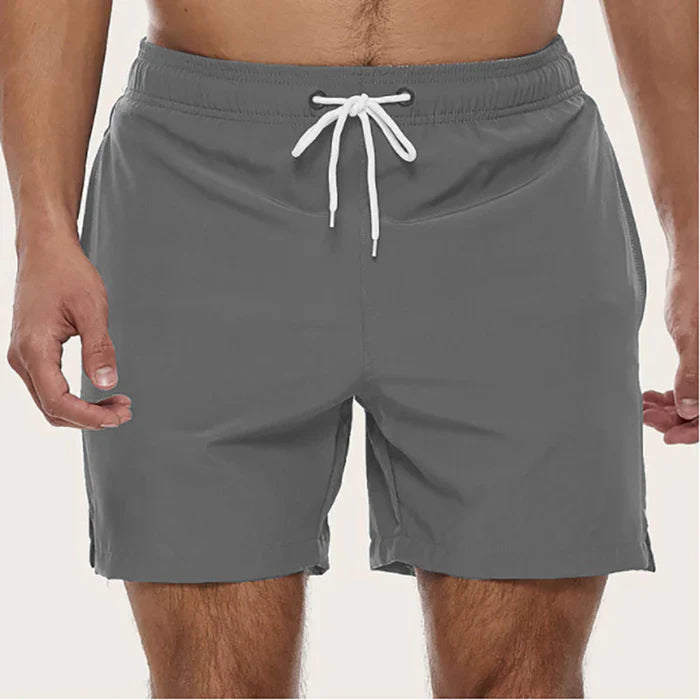 Men's Quick-Dry Swim Shorts – Lightweight, Comfortable Beachwear with Drawstring Waist