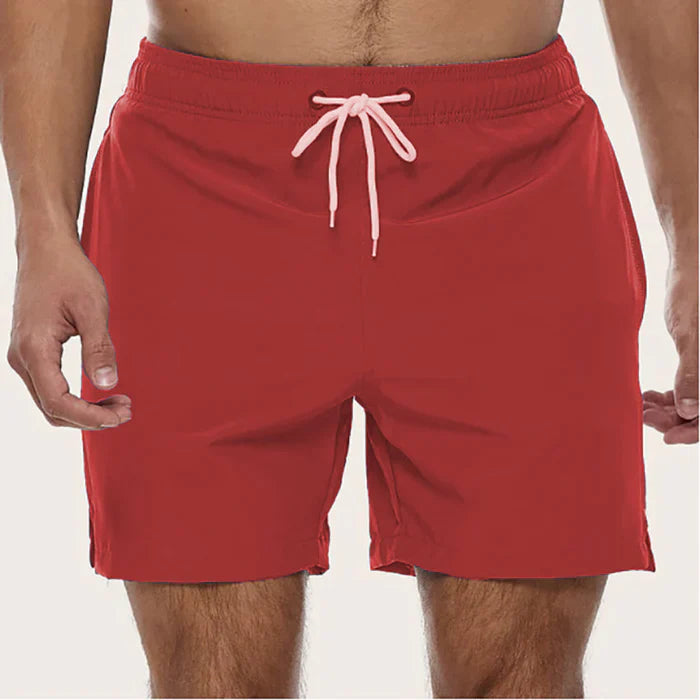 Men's Quick-Dry Swim Shorts – Lightweight, Comfortable Beachwear with Drawstring Waist
