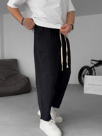 Men's Relaxed Linen Trousers – Lightweight Straight-Leg Summer Essentials