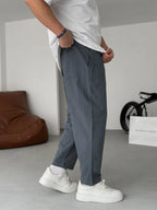 Men's Relaxed Linen Trousers – Lightweight Straight-Leg Summer Essentials