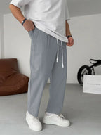 Men's Relaxed Linen Trousers – Lightweight Straight-Leg Summer Essentials