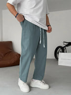 Men's Relaxed Linen Trousers – Lightweight Straight-Leg Summer Essentials