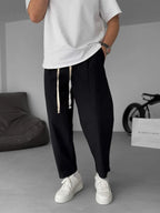 Men's Relaxed Linen Trousers – Lightweight Straight-Leg Summer Essentials