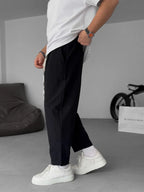 Men's Relaxed Linen Trousers – Lightweight Straight-Leg Summer Essentials