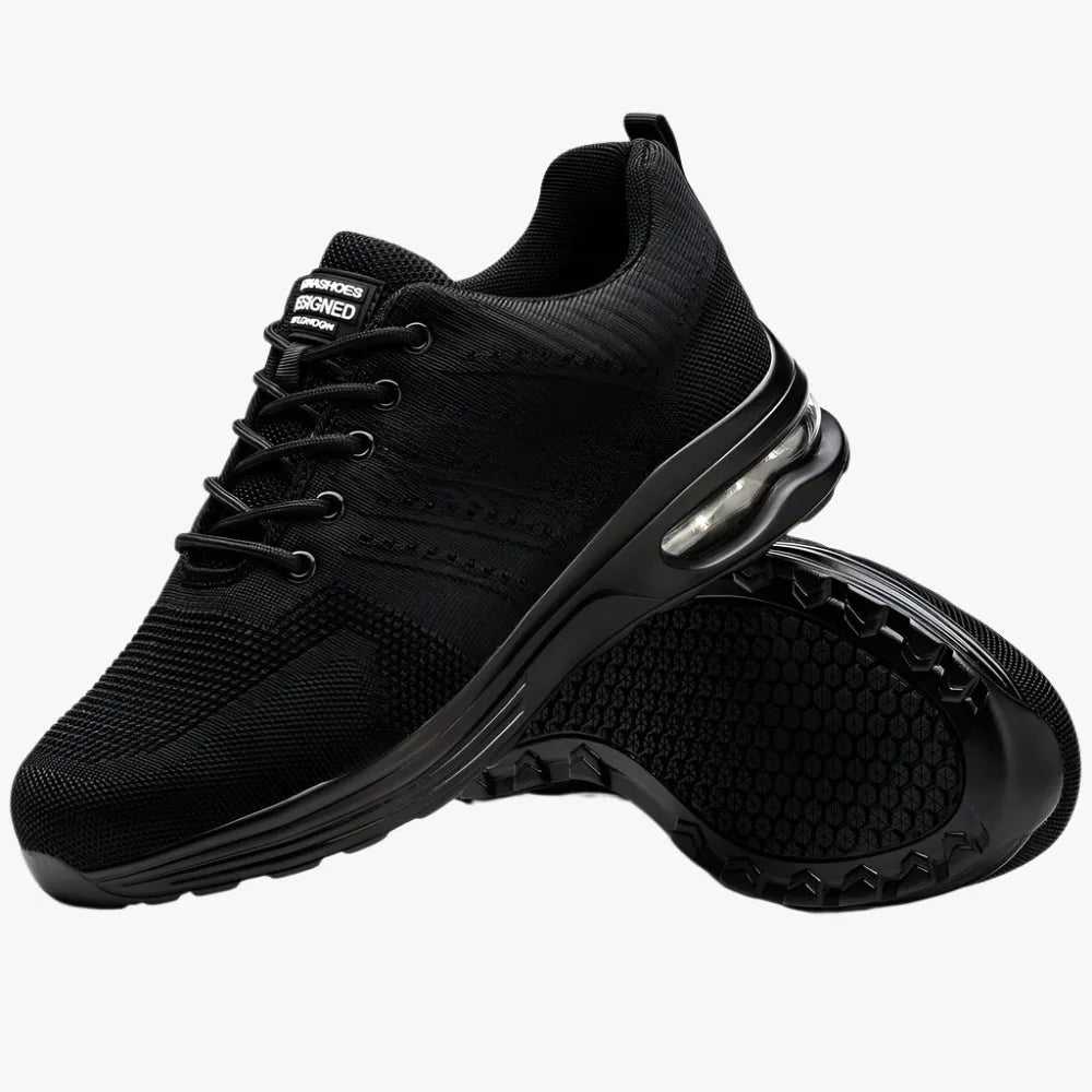 Men’s Safety Work Shoes – Breathable Anti-Crush, Anti-Puncture Footwear for Construction & Outdoor Use