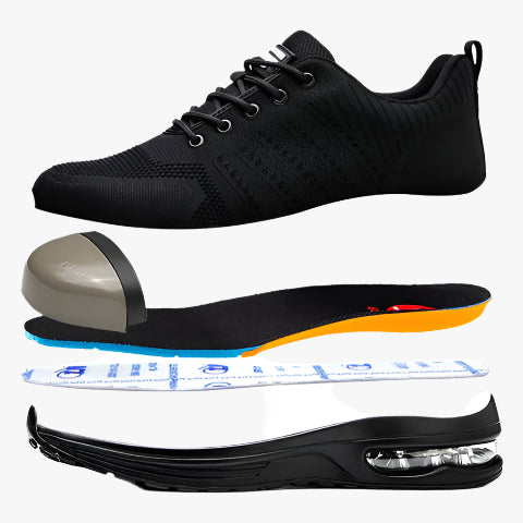 Men’s Safety Work Shoes – Breathable Anti-Crush, Anti-Puncture Footwear for Construction & Outdoor Use