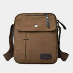 Men's Small Canvas Crossbody Shoulder Bag – Travel Messenger Vintage style for Everyday Use