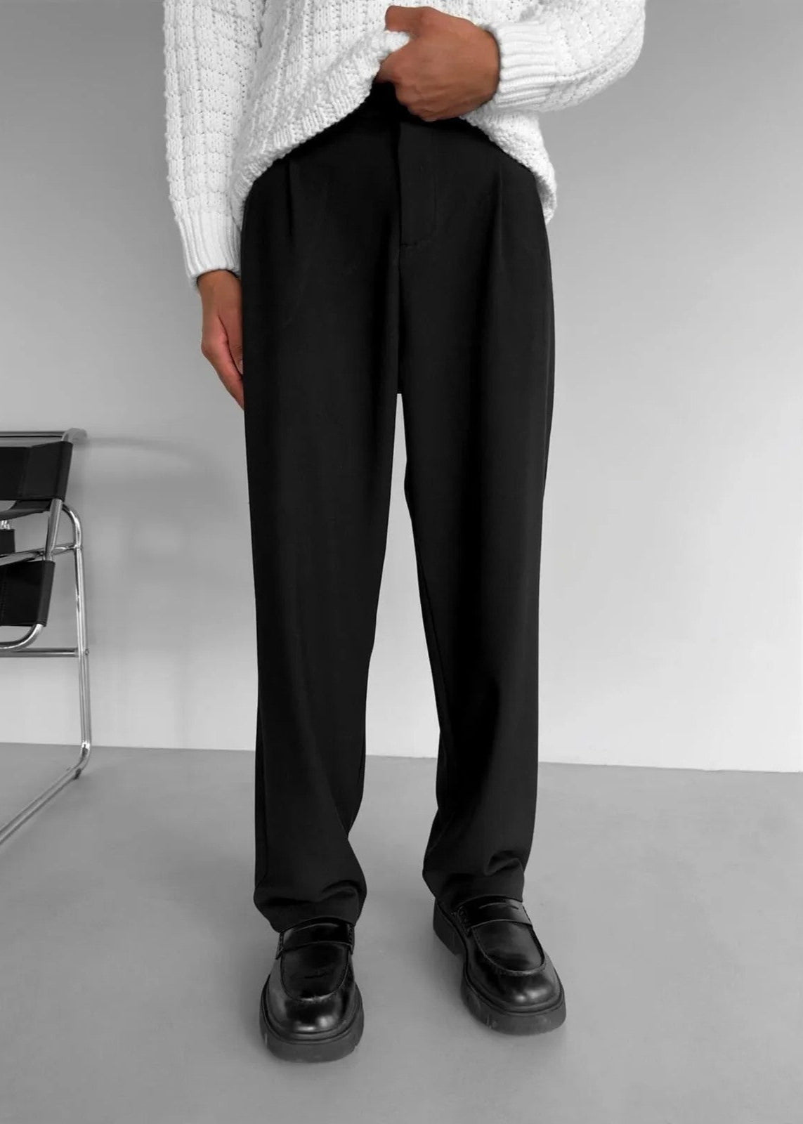 Men’s Straight-Leg Chinos – Relaxed Fit Casual Trousers with Tailored Style & All-Day Comfort