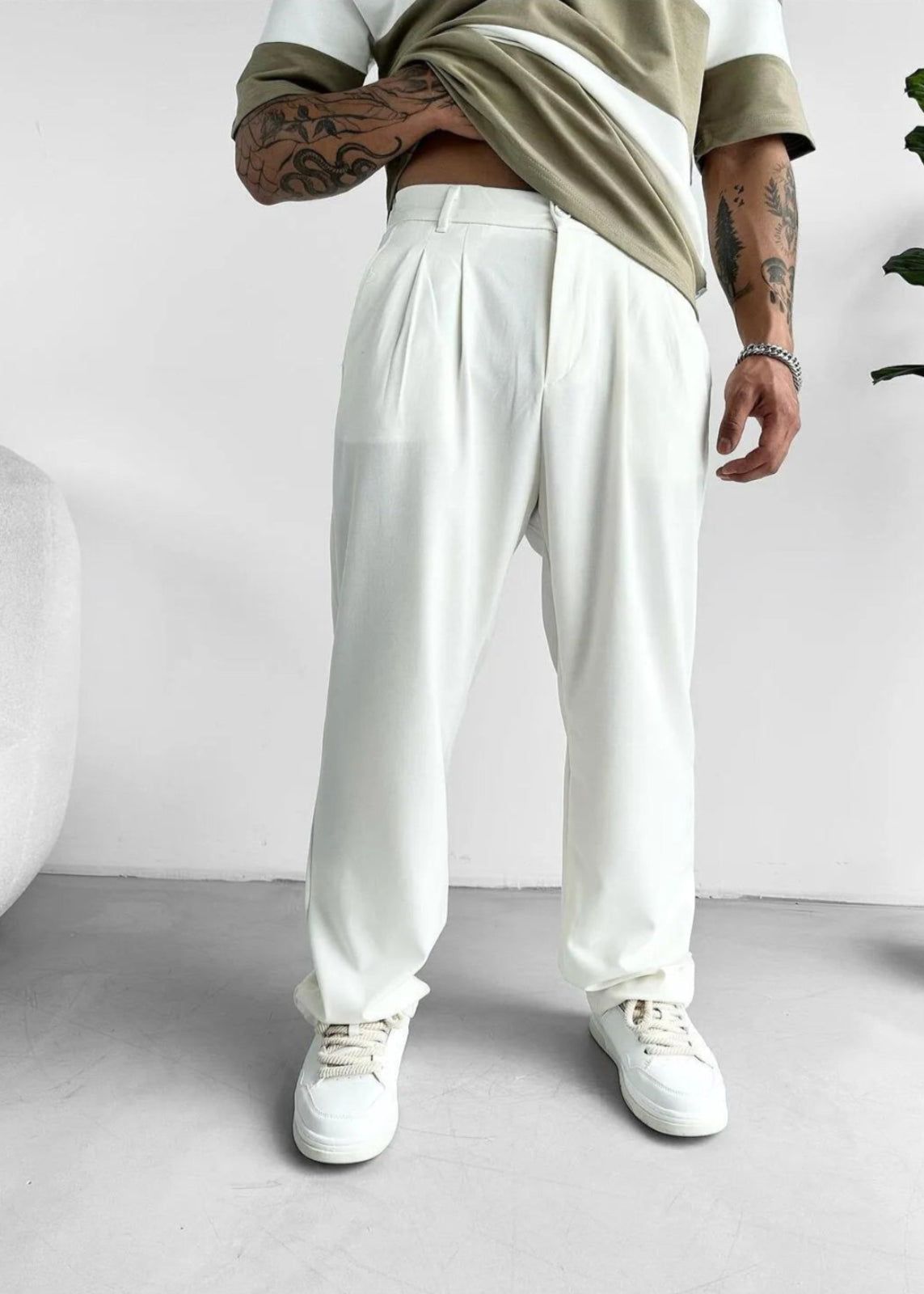Men’s Straight-Leg Chinos – Relaxed Fit Casual Trousers with Tailored Style & All-Day Comfort
