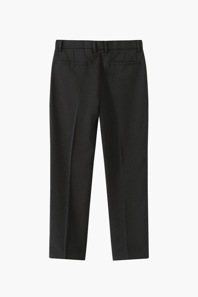 Men’s Stretch Tapered Trousers – Smart Everyday Fit with Elastic Comfort Waist