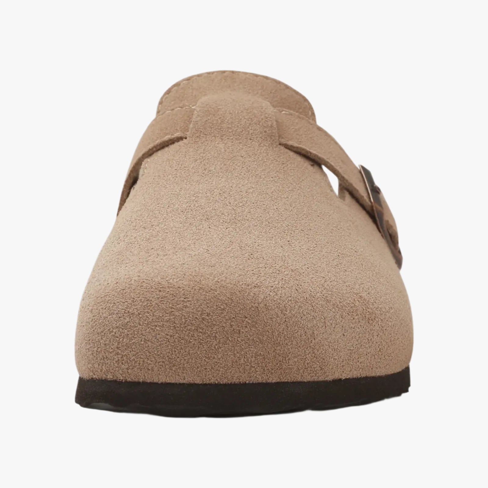 Men's Suede Buckle Clogs - Stylish Comfort Footwear for Casual Wear & Relaxation, Durable Design for Everyday Use