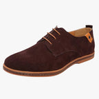 Men's Suede Dress Shoes - Stylish, Comfortable Formal Footwear Dark Brown