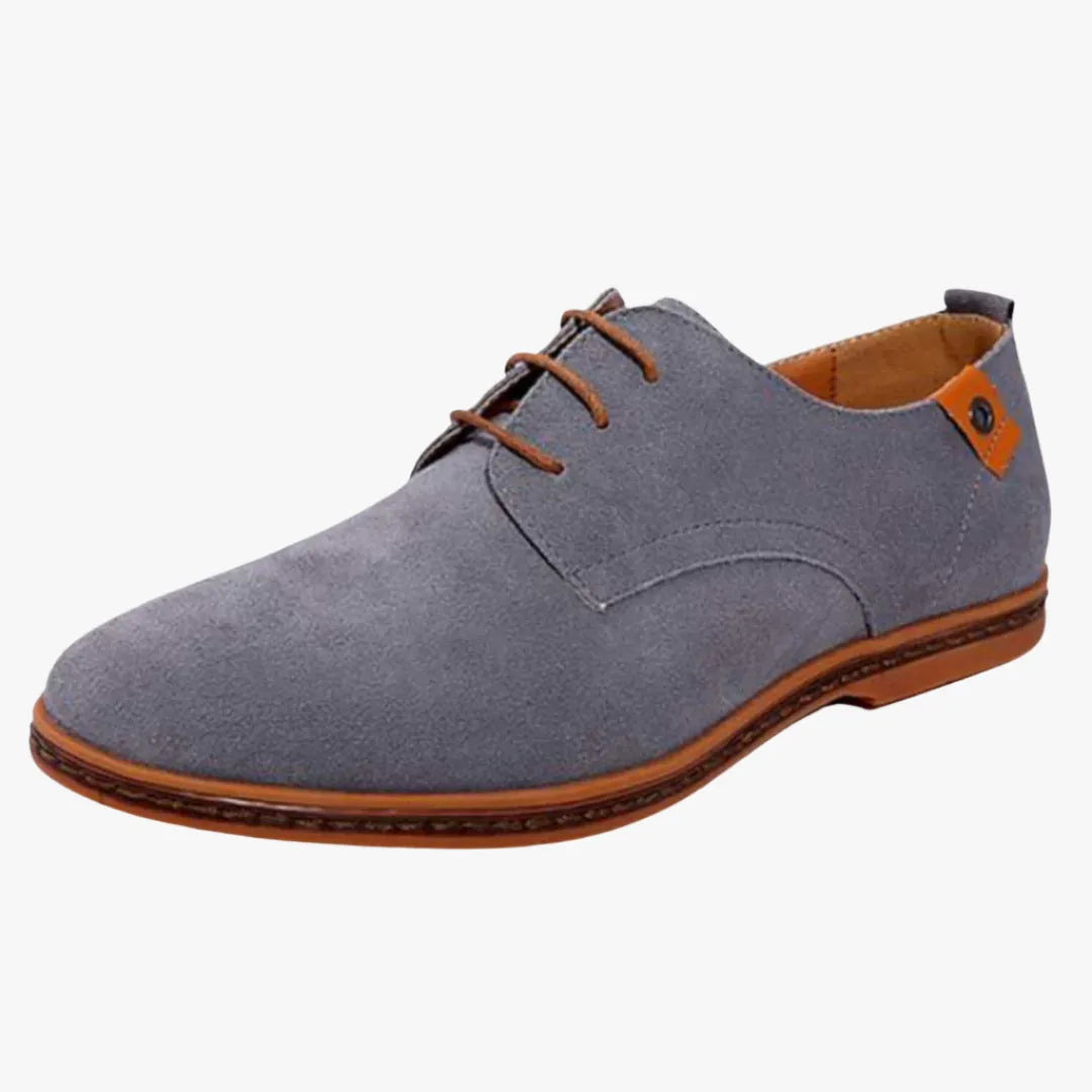 Men's Suede Dress Shoes - Stylish, Comfortable Formal Footwear Gray
