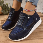 Orthopaedic Stylish Women's Sneakers for Comfort and Support Black