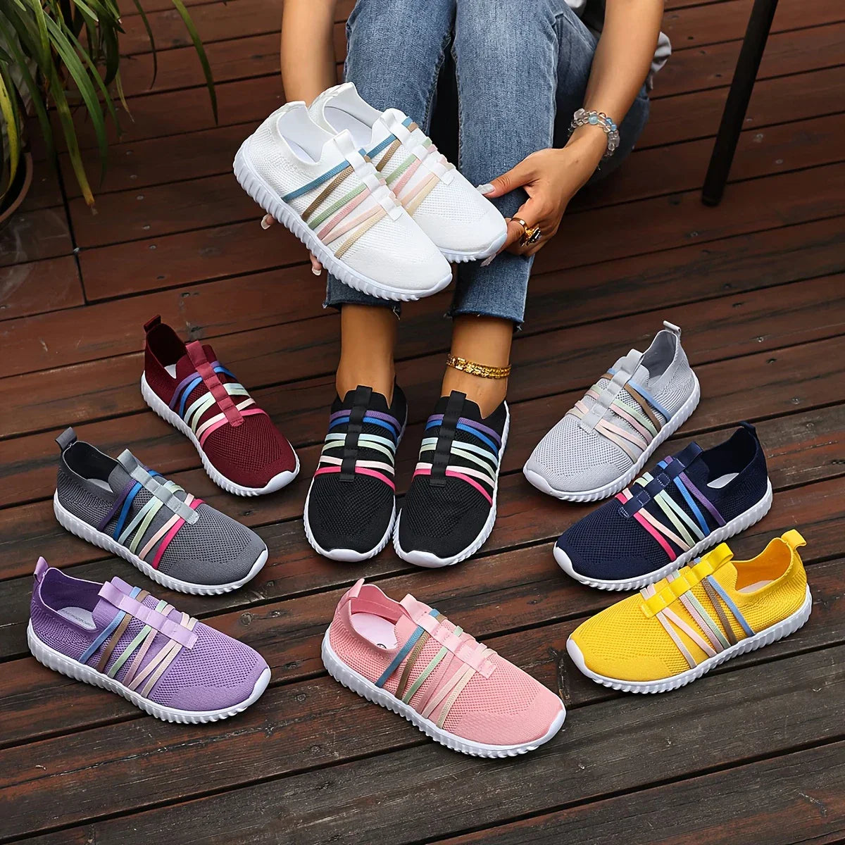 Orthopaedic Women's Mesh Shoes for Joint Pain Relief | Ergonomic, Stylish & Slip-Resistant