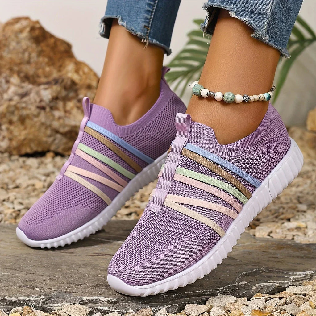 Orthopaedic Women's Mesh Shoes for Joint Pain Relief | Ergonomic, Stylish & Slip-Resistant Purple
