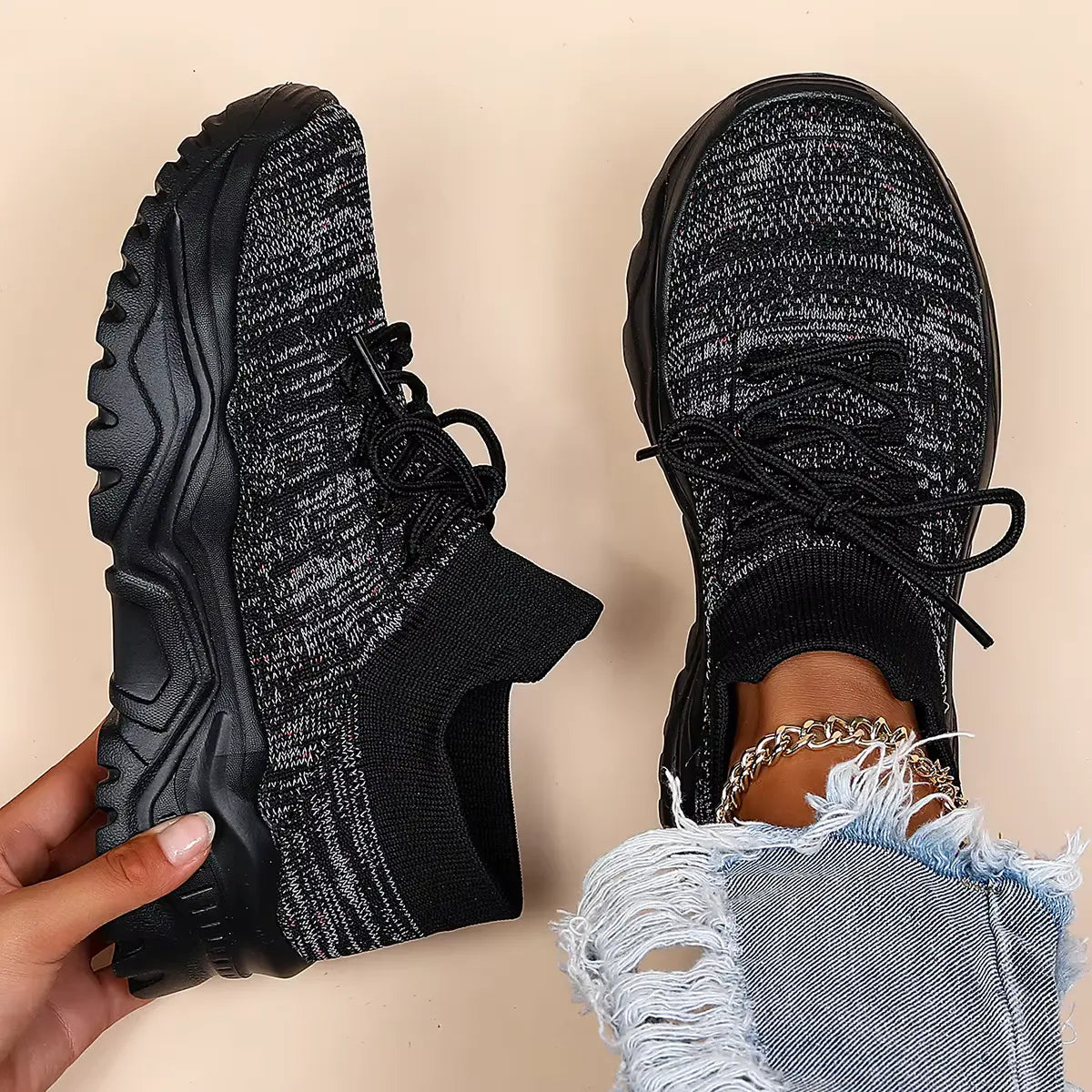 Orthopaedic Women's Shoes for Pain Relief & Extra Foot Support - Comfortable & Stylish Black Leopard