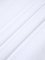 Women's Breathable Linen Midi Dress - Stylish Summer Outfit | White