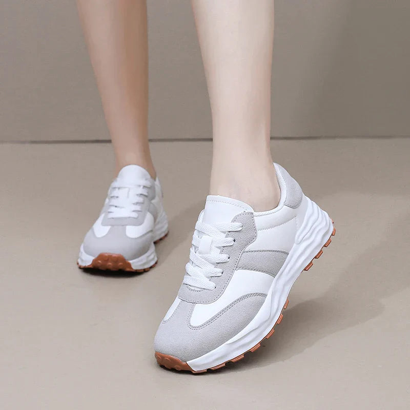 Women's Breathable Orthopaedic Sneakers - Comfortable, Supportive, Stylish Footwear Grey