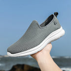 Women’s Breathable Walking Shoes – Lightweight Orthopaedic Summer Gym Sneakers Grey