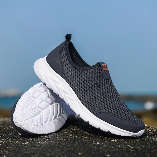 Women’s Breathable Walking Shoes – Lightweight Orthopaedic Summer Gym Sneakers Blue