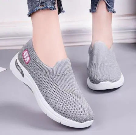 Women's Cushioned Pain Relief Orthopaedic Slip-On Trainers for Active Comfort and Support