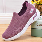 Women's Cushioned Pain Relief Orthopaedic Slip-On Trainers for Active Comfort and Support